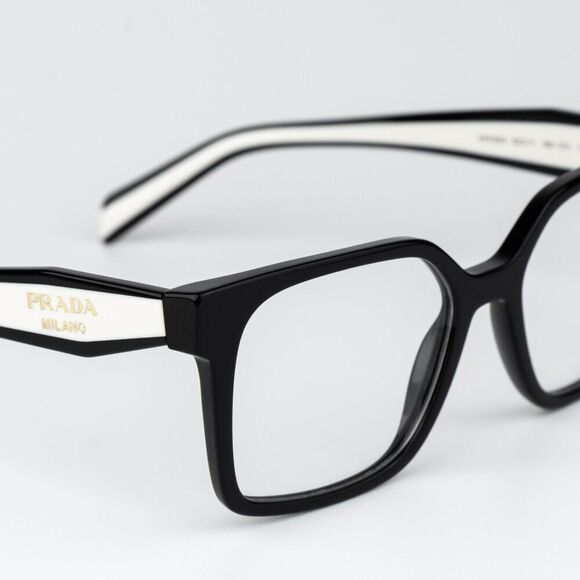 Prada Women Eyeglasses Black Square PRB03V 16K1O1 NEW AUTHENTIC main image 3